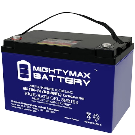 12V 100AH GEL Replacement Battery For Centennial CB27-AGM